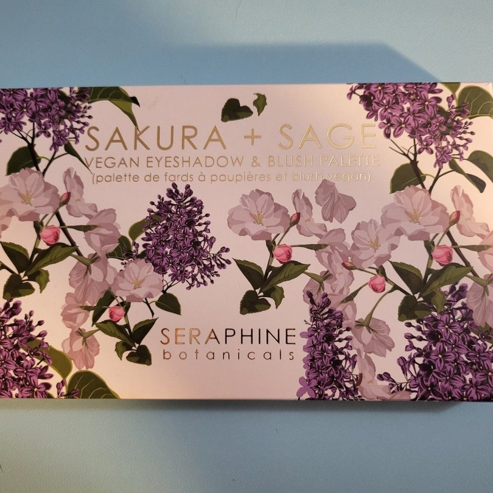 Seraphine Botanicals Sakura & Sage Vegan Eyeshadow & Blush Palette
